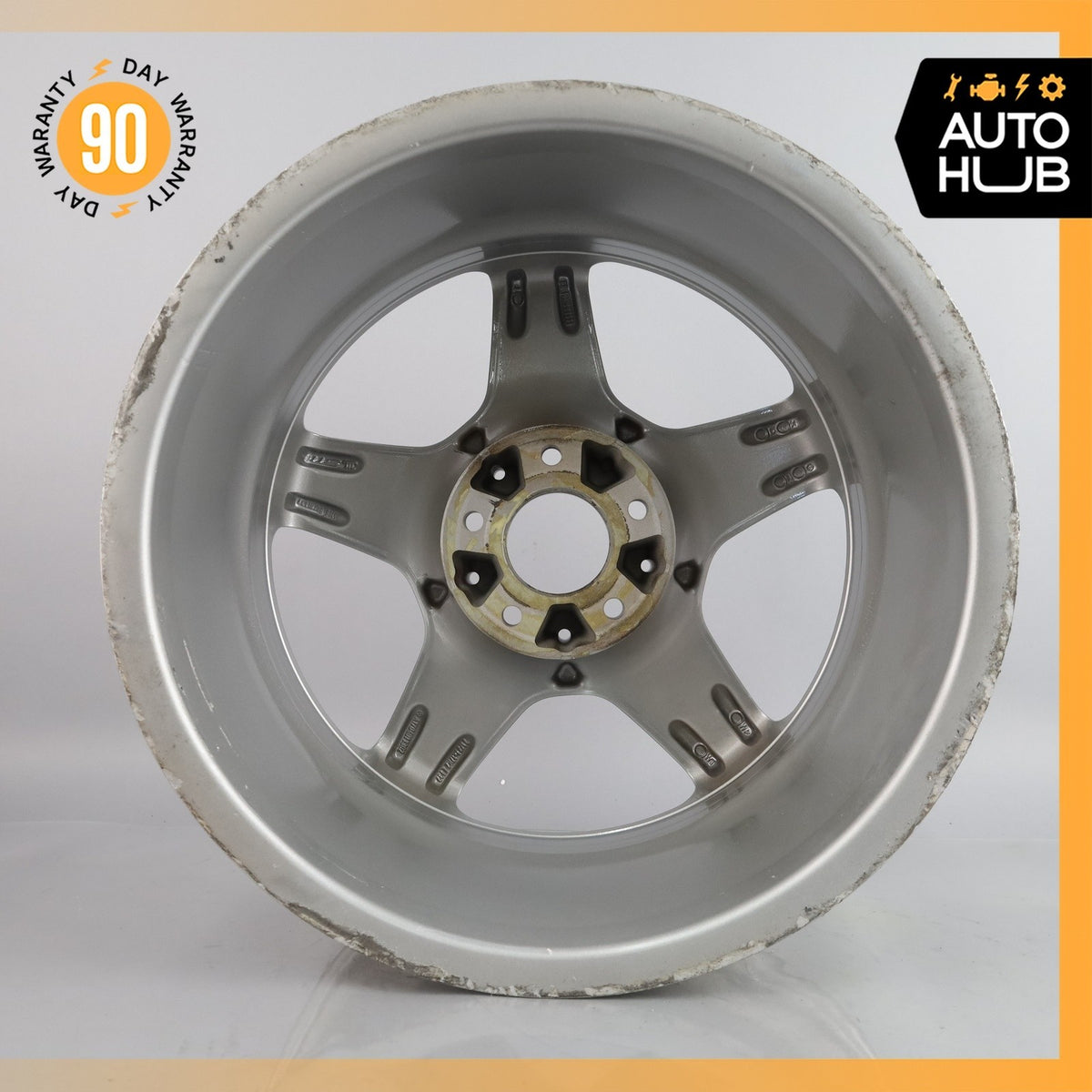 Mercedes W208 CLK430 SLK320 7.5 x 17 17" Front Wheel Rim Chrome 1704011302 OEM - photo 10