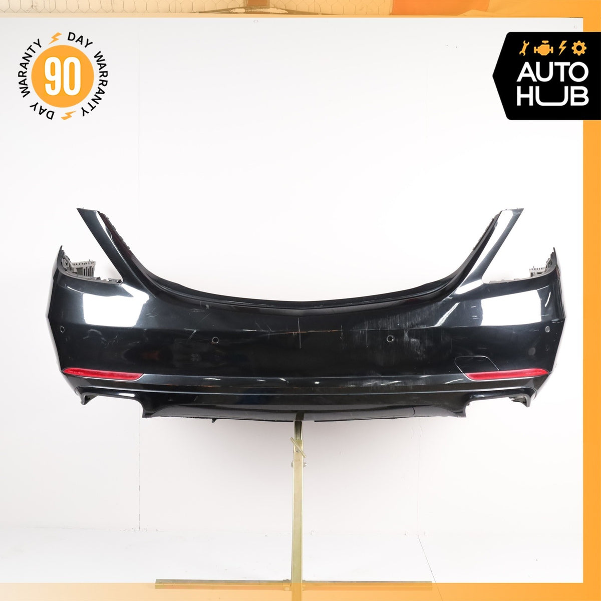 14-17 Mercedes W222 S600 S550 MAYBACH Base Rear Bumper Cover Assembly Black OEM - photo 1