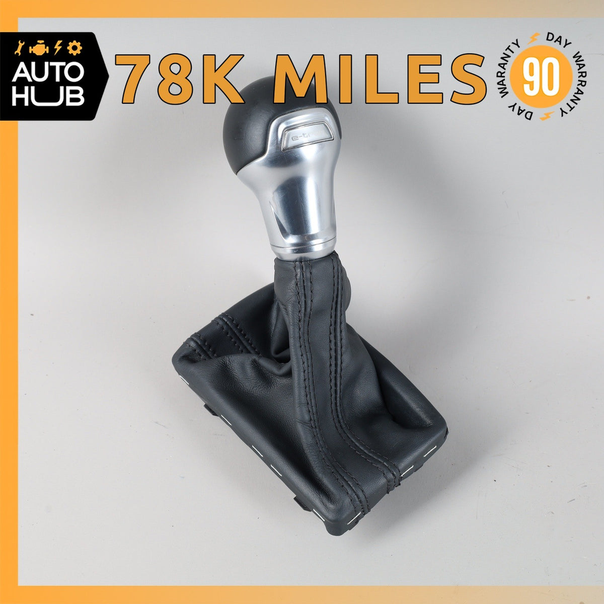 16-18 Audi 8V A3 E-Tron Automatic Transmission Gear Shifter Knob Boot OEM 78k - photo 1