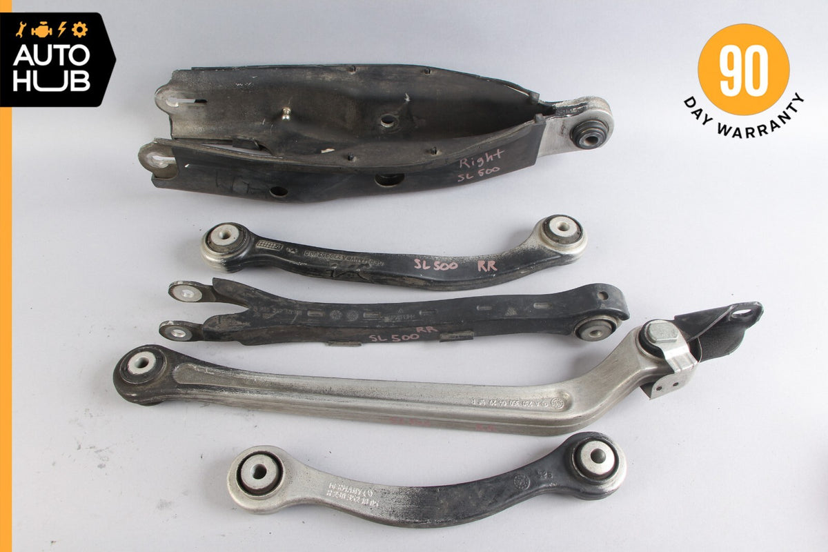 03-12 Mercedes R230 SL500 SL550 Rear Right Side Tie Rod Control Arm Set of 5 OEM - photo 1