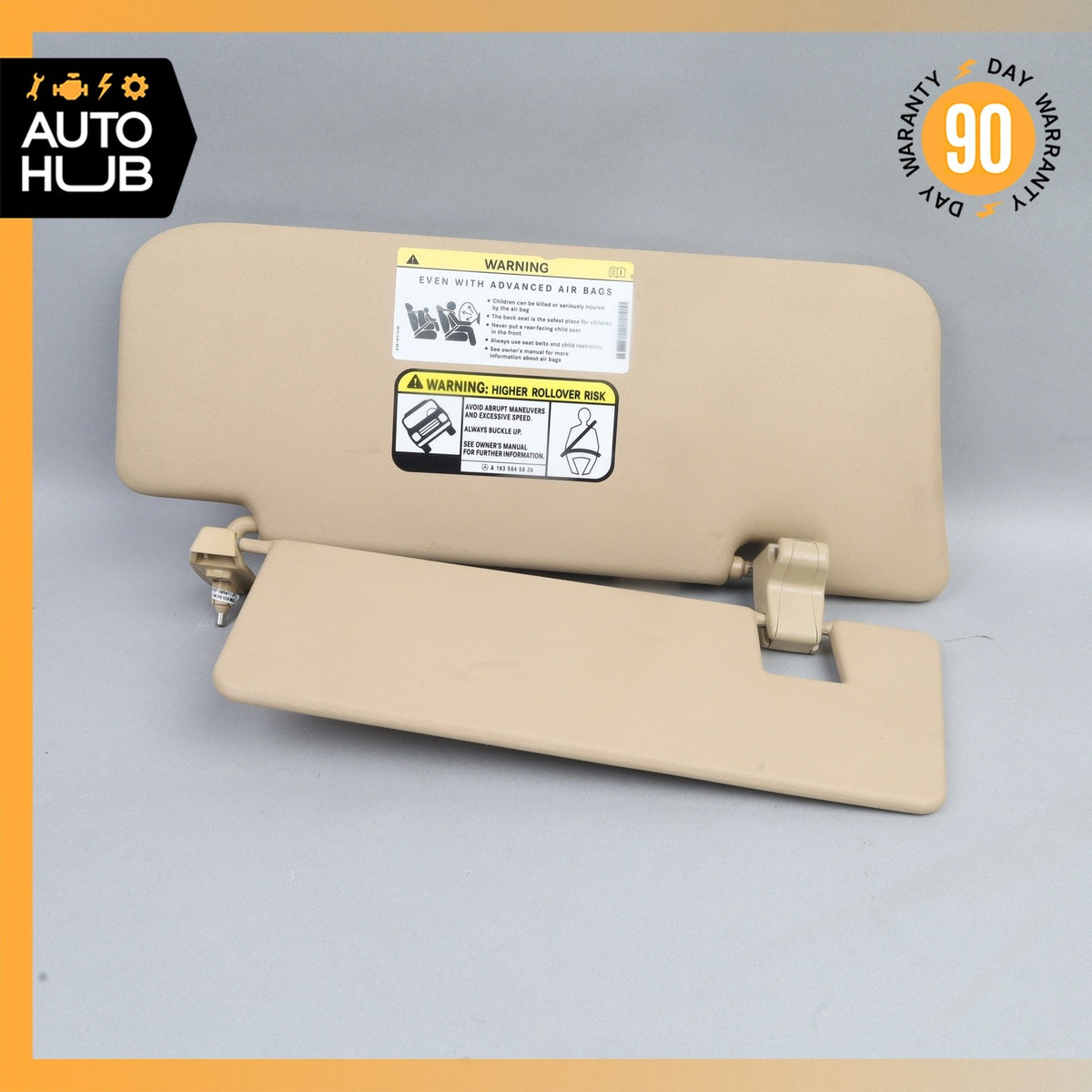 06-12 Mercedes W164 ML350 GL350 Sun Visor Sunvisor Front Left Driver Side OEM - photo 8