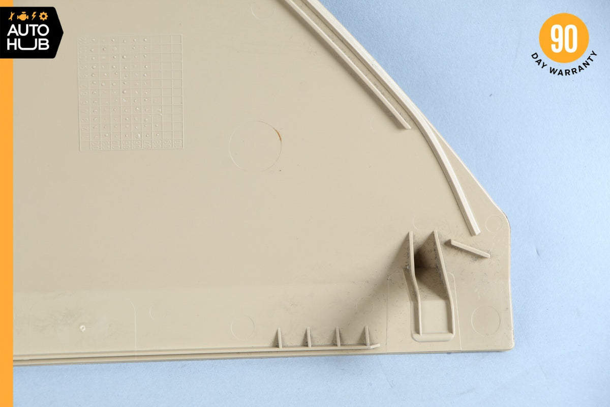 06-09 Mercedes W211 E350 E500 Right Side Dashboard Trim Cover Panel Beige OEM - photo 9
