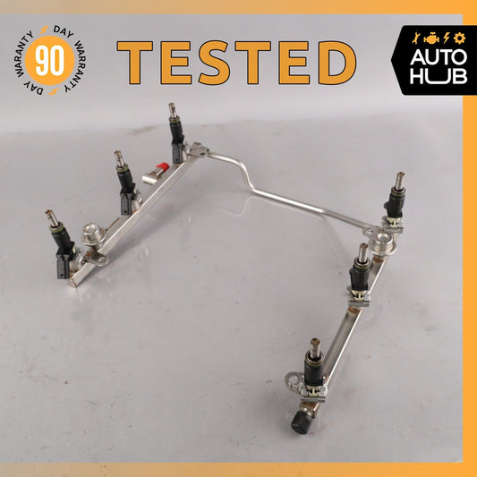 Mercedes R171 SLK280 R350 CLK350 S400 Fuel Injector Rail w/ Fuel Injectors OEM - photo 1