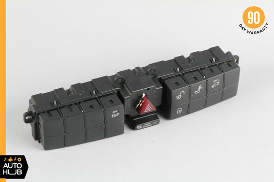 05-09 Mercedes W203 C230 CLK350 Dash Hazard Door Lock ESP Control Switch OEM - photo 1