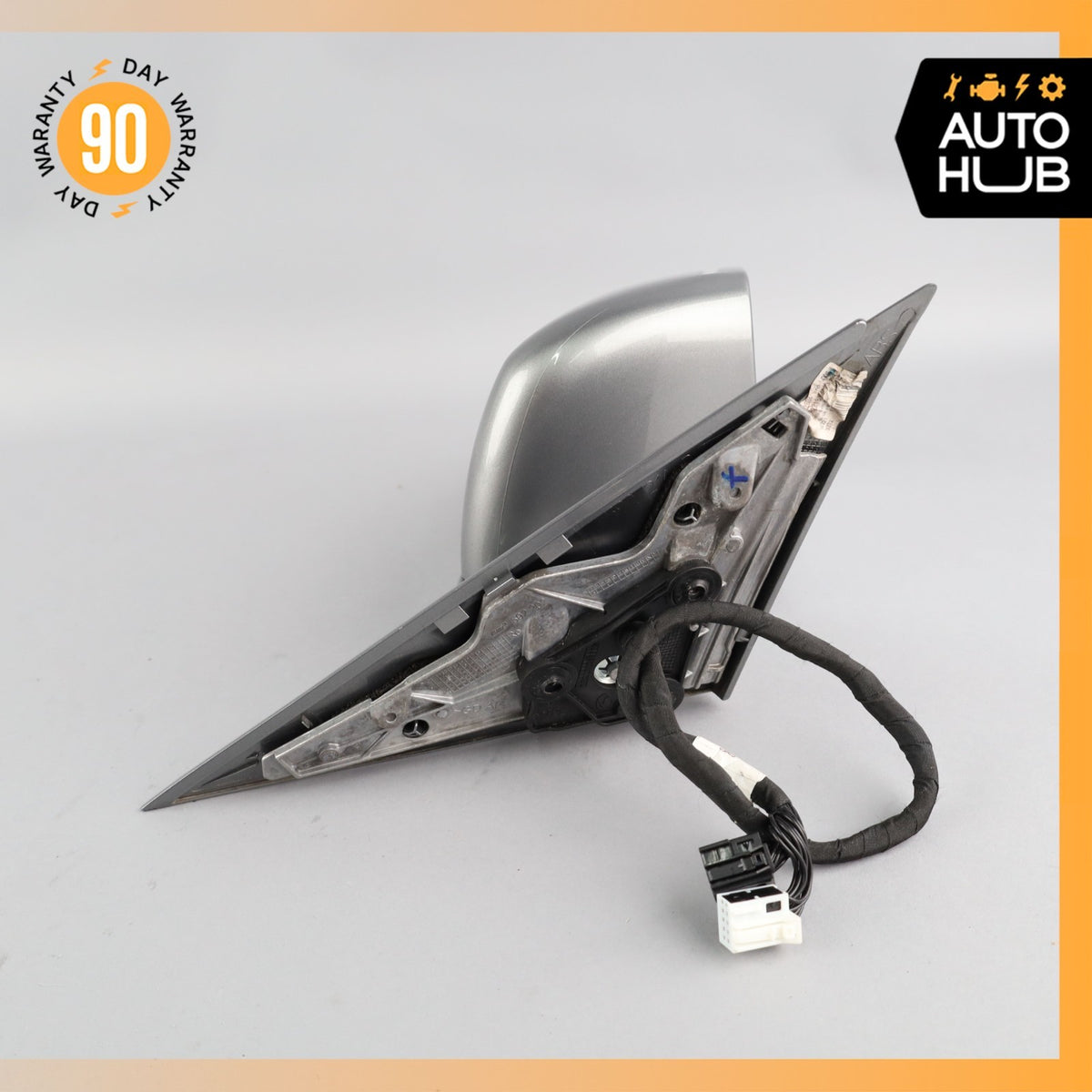 10-13 Mercedes W221 S550 S400 Right Side Rear View Door Mirror w/Blind Spot OEM - photo 12