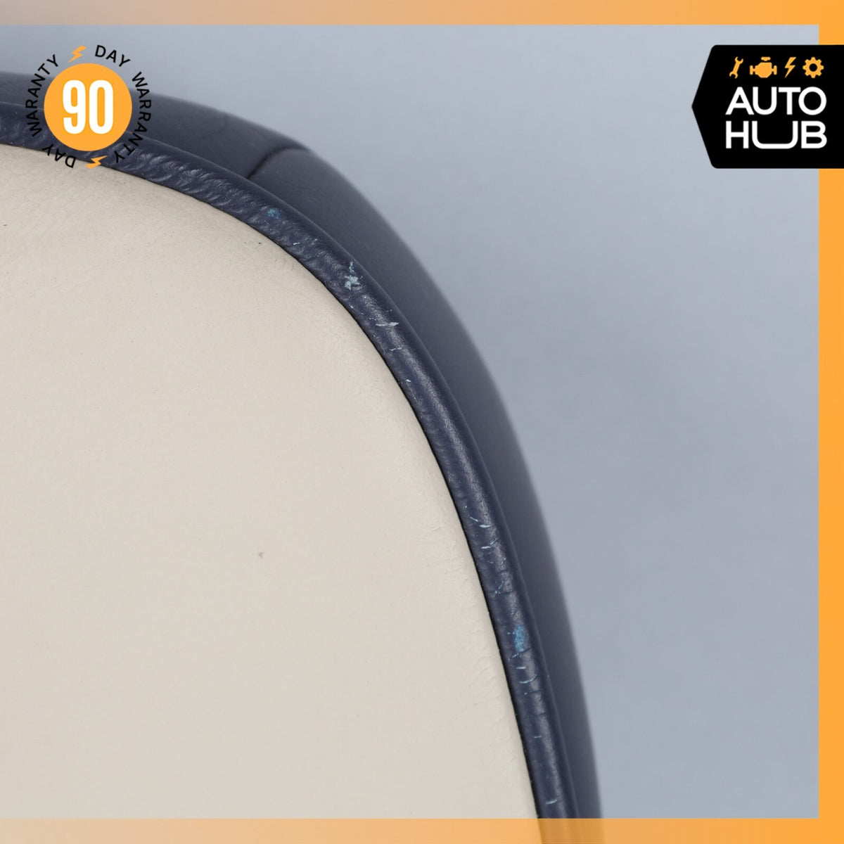 00-04 Aston Martin DB7 Front Left or Right Seat Headrest Beige / Blue OEM 23k - photo 5