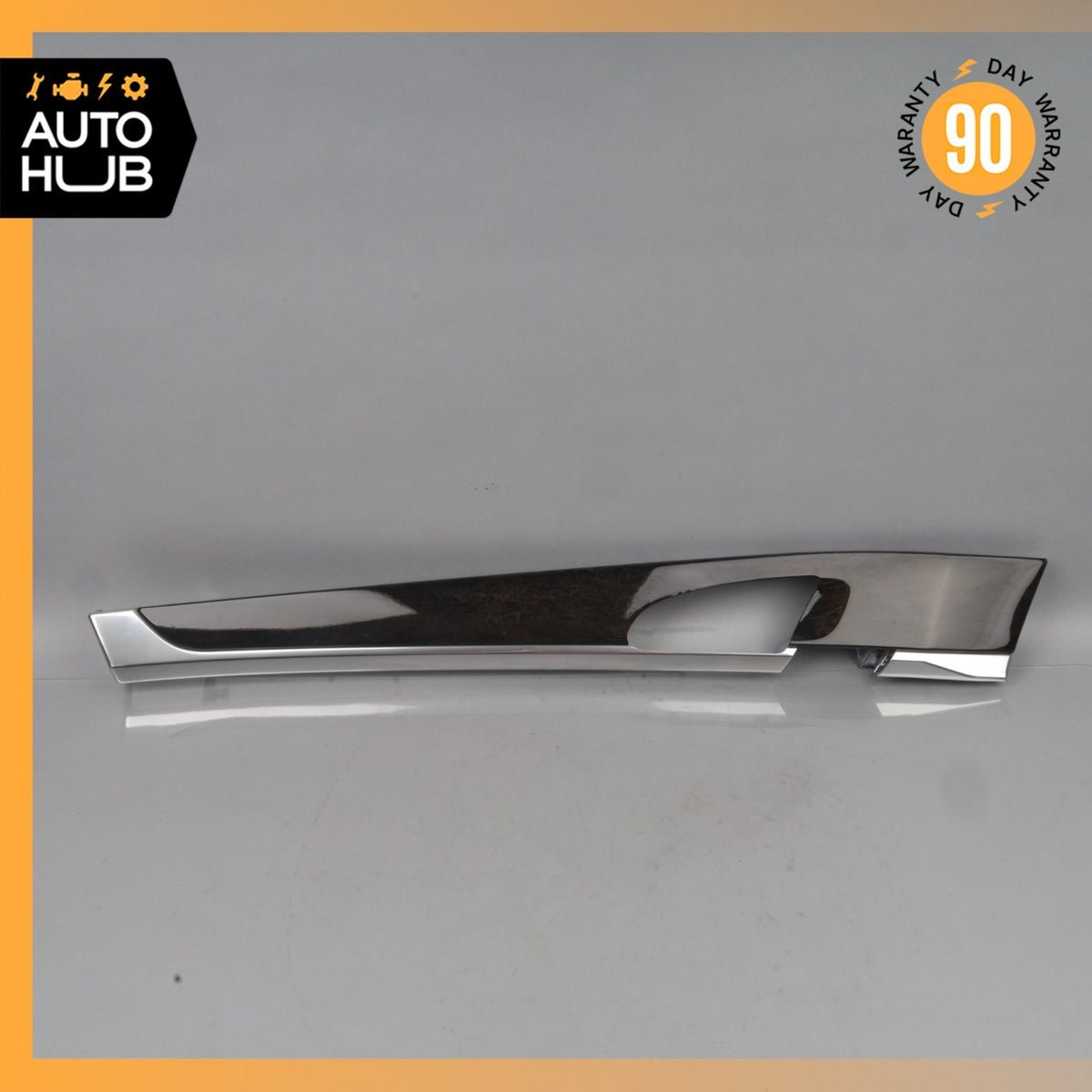 Porsche Panamera 970 Front Left Driver Side Door Panel Molding Wood OEM - photo 1