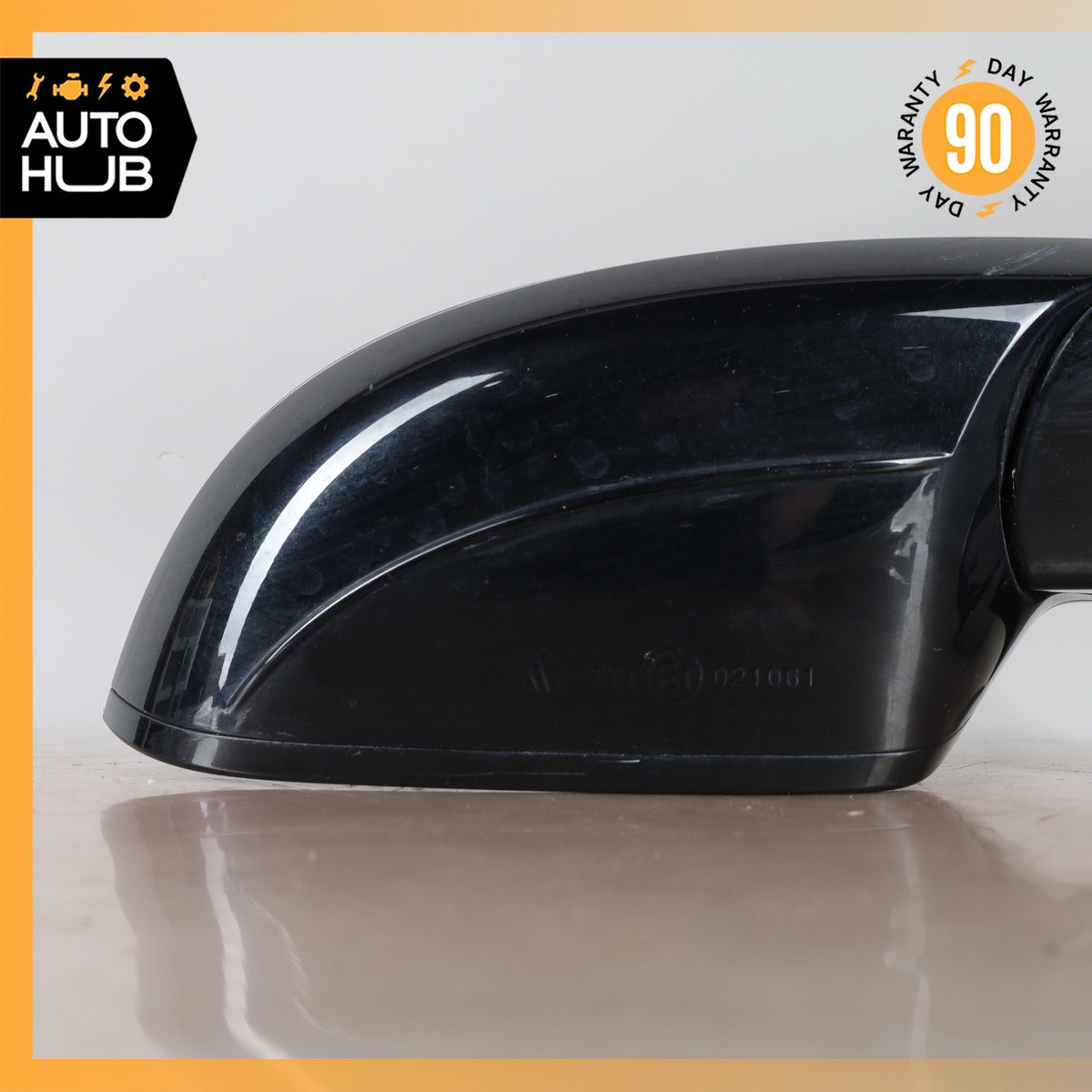 11-18 Audi D4 A8 S8 Front Right Side Rear View Mirror w/ Blind Spot Black OEM - photo 6