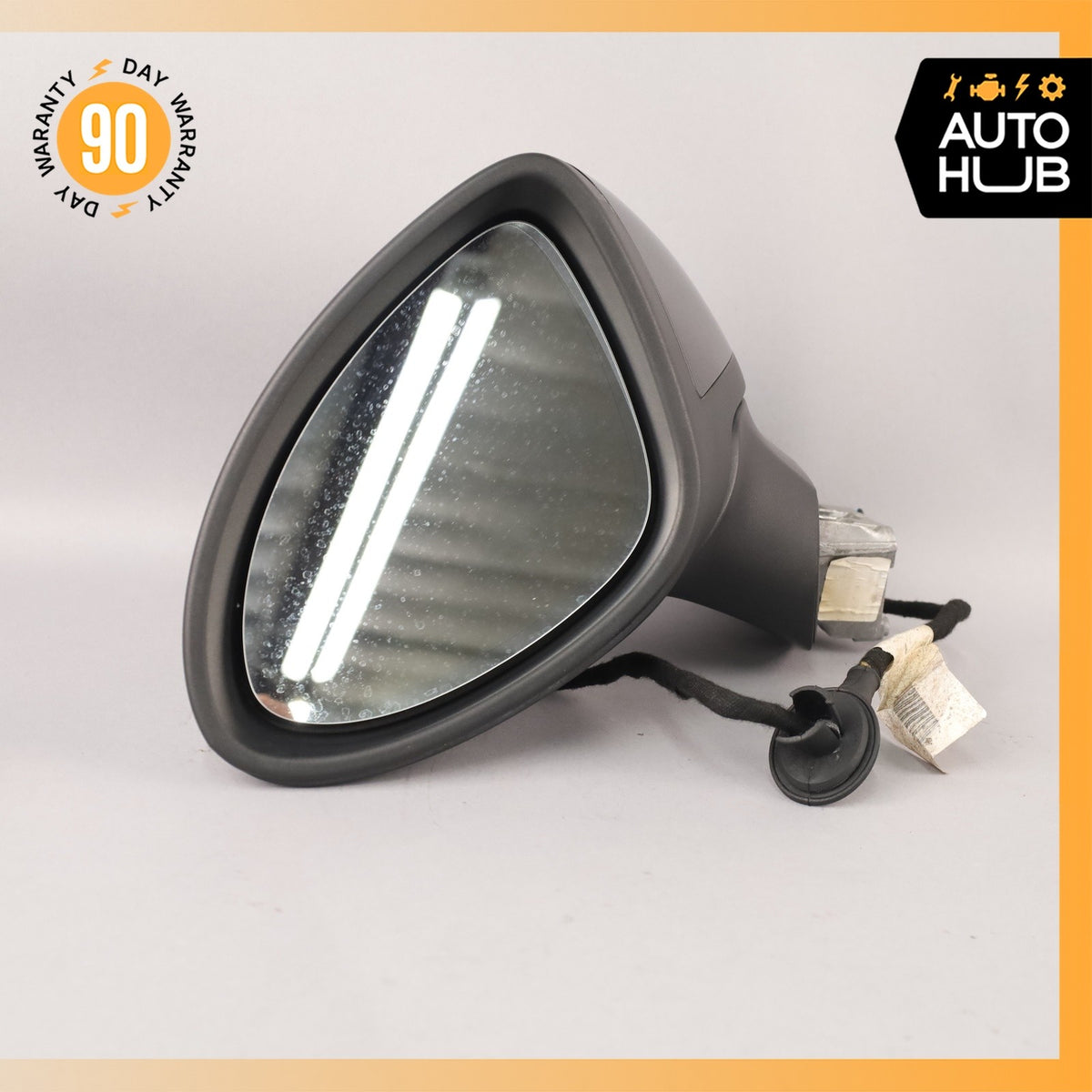 11-14 Porsche Cayenne 958 Left Driver Side Rear View Door Mirror Black OEM - photo 1
