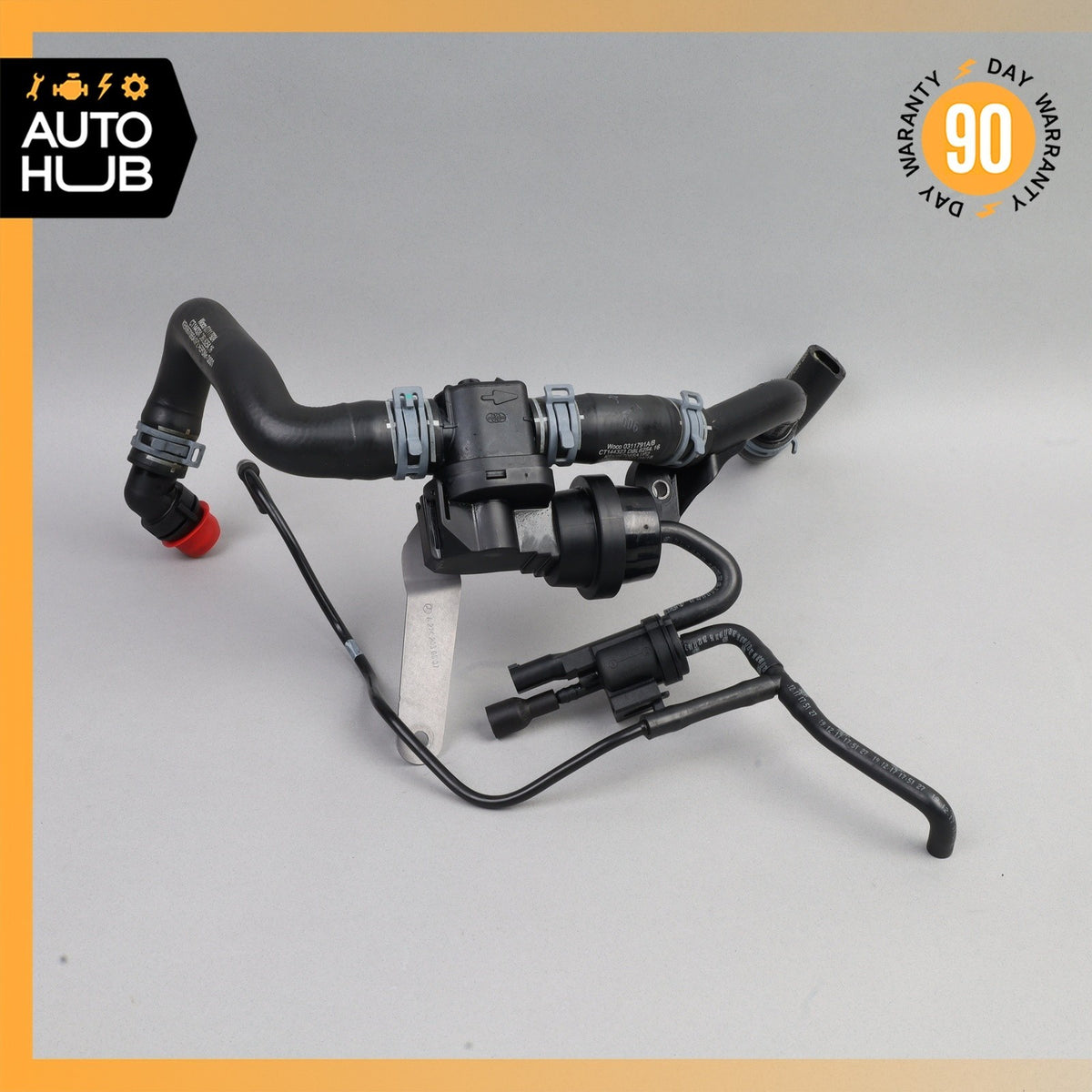 16-19 Mercedes X253 GLC300 Between Thermostat Heater Water Line OEM - photo 2