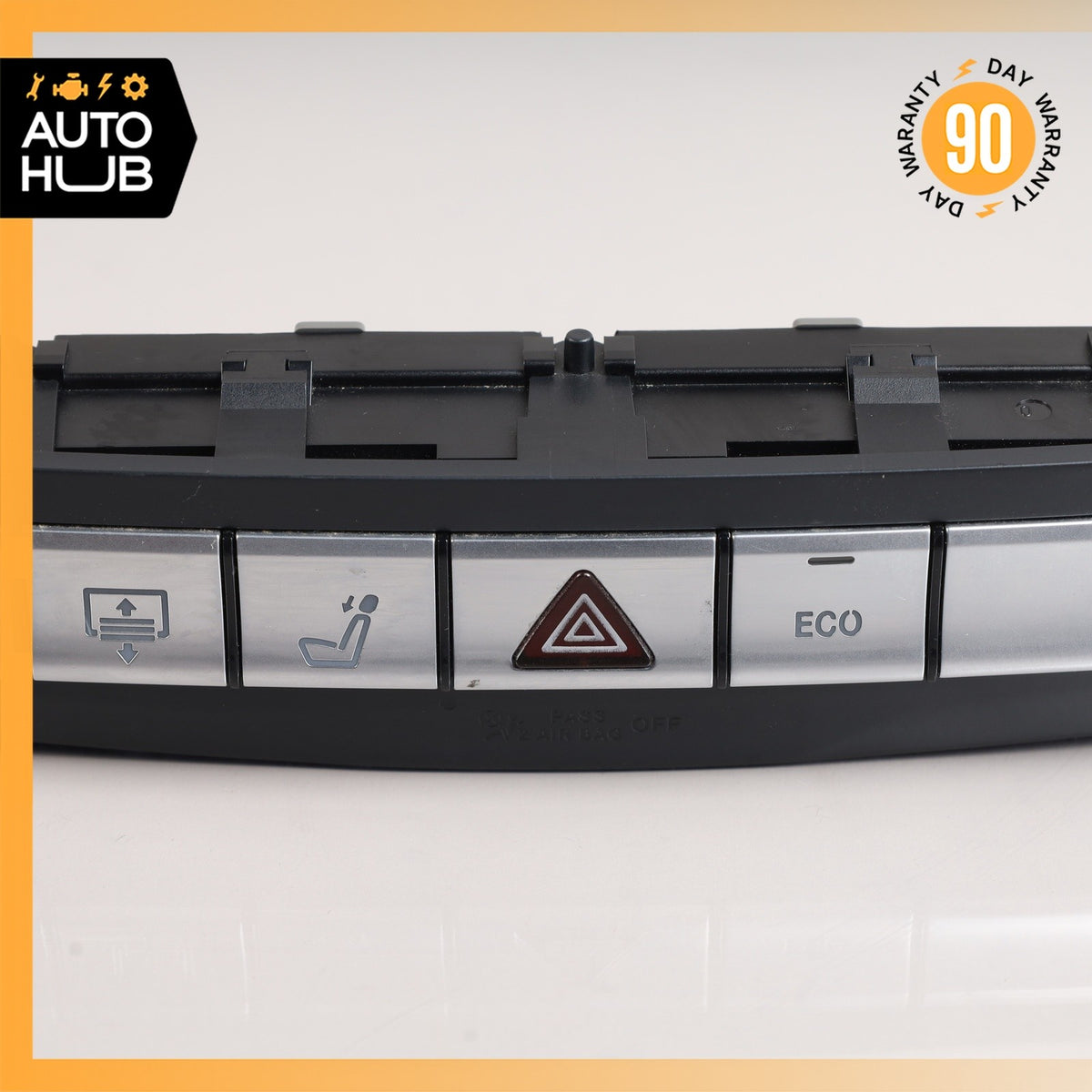 2014 Mercedes W212 E350 Center Dashboard Hazard Control Switch OEM 75k - photo 4