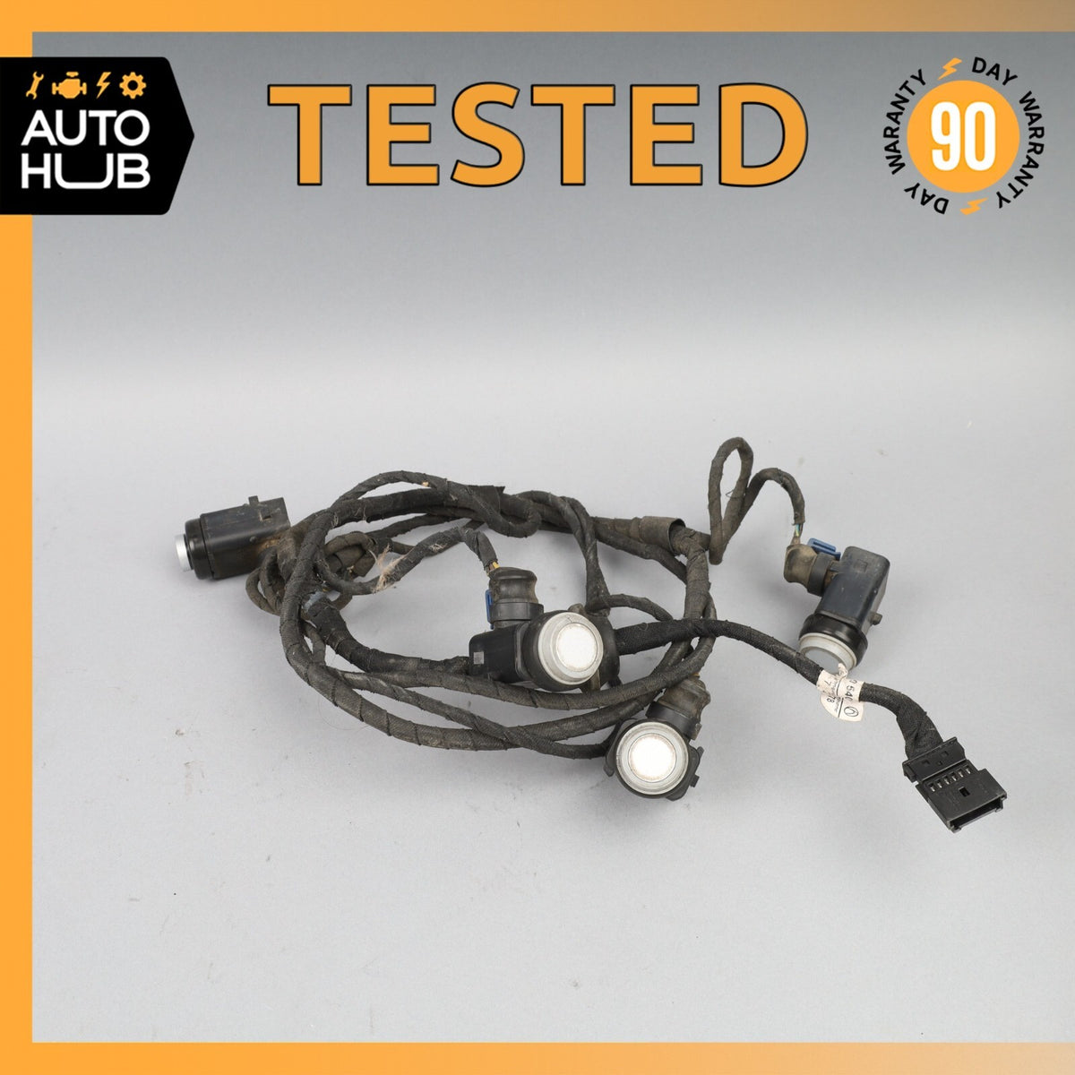 Mercedes R230 SL500 CLK320 Rear Bumper Parking Sensor Wire Harness PDC OEM - photo 1
