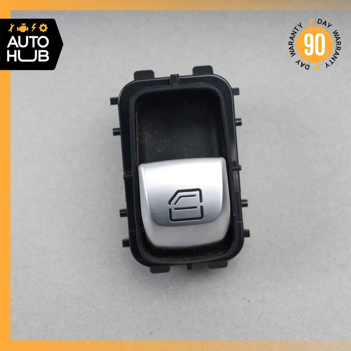 14-17 Mercedes W222 S65 AMG S550e Front Right Window Control Switch Black OEM - photo 1