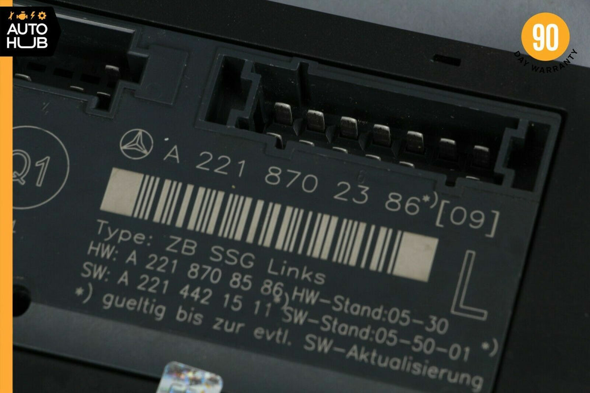 07-13 Mercedes W221 S550 S400 Front Left Driver Side Under Seat Control Unit OEM - photo 5