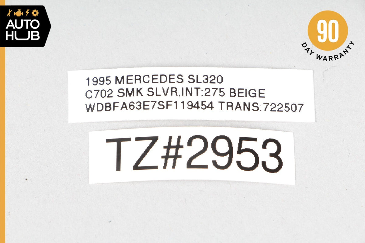 90-02 Mercedes R129 SL320 300SL Left Driver Side Quarter Panel Trim Silver OEM - photo 12