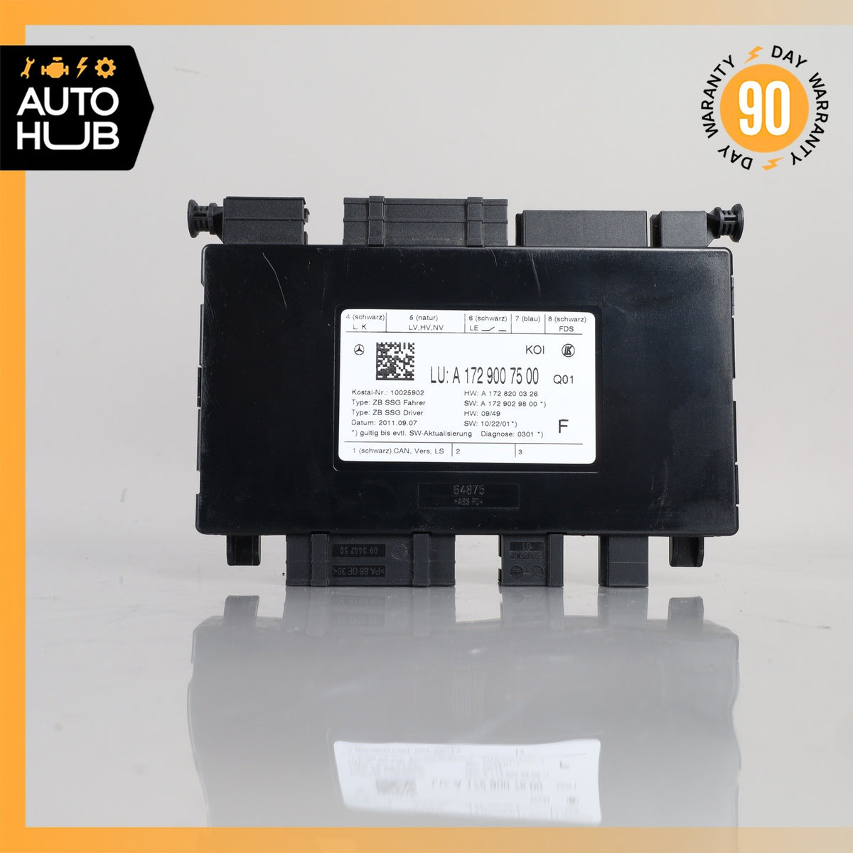 08-18 Mercedes W204 C63 CLS63 E550 Seat Control Module Front Left Side OEM - photo 4