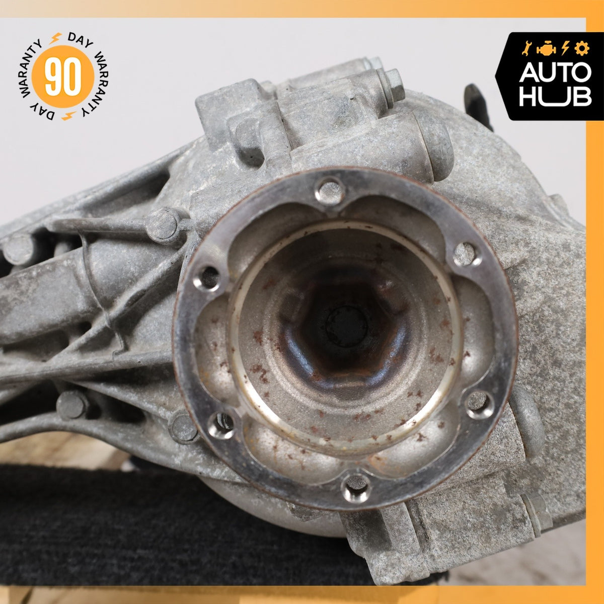 15-18 Porsche Cayenne 958 Turbo Front Differential Axle Carrier Diff OEM 92k - photo 9