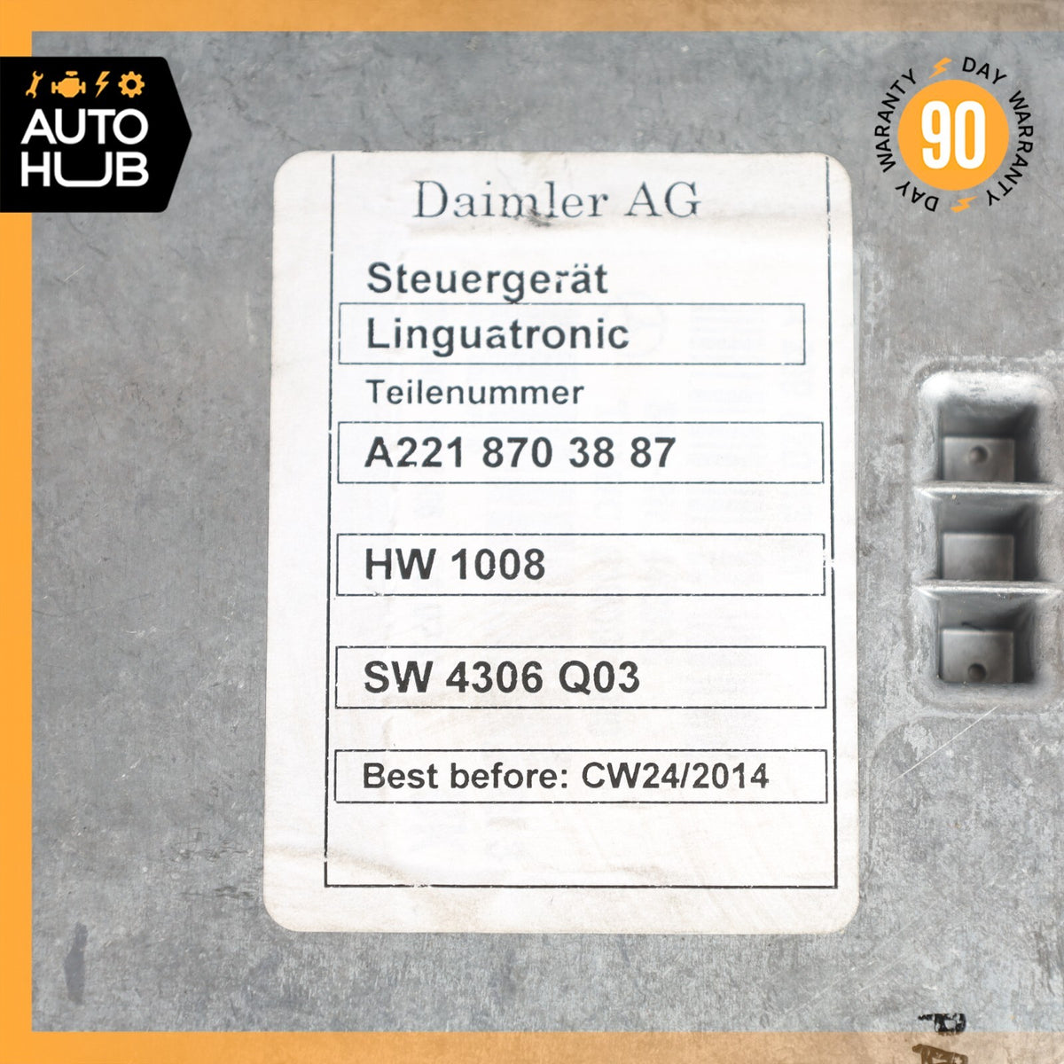 07-14 Mercedes W216 CL550 S350 Voice Language Communication Control Module OEM - photo 7