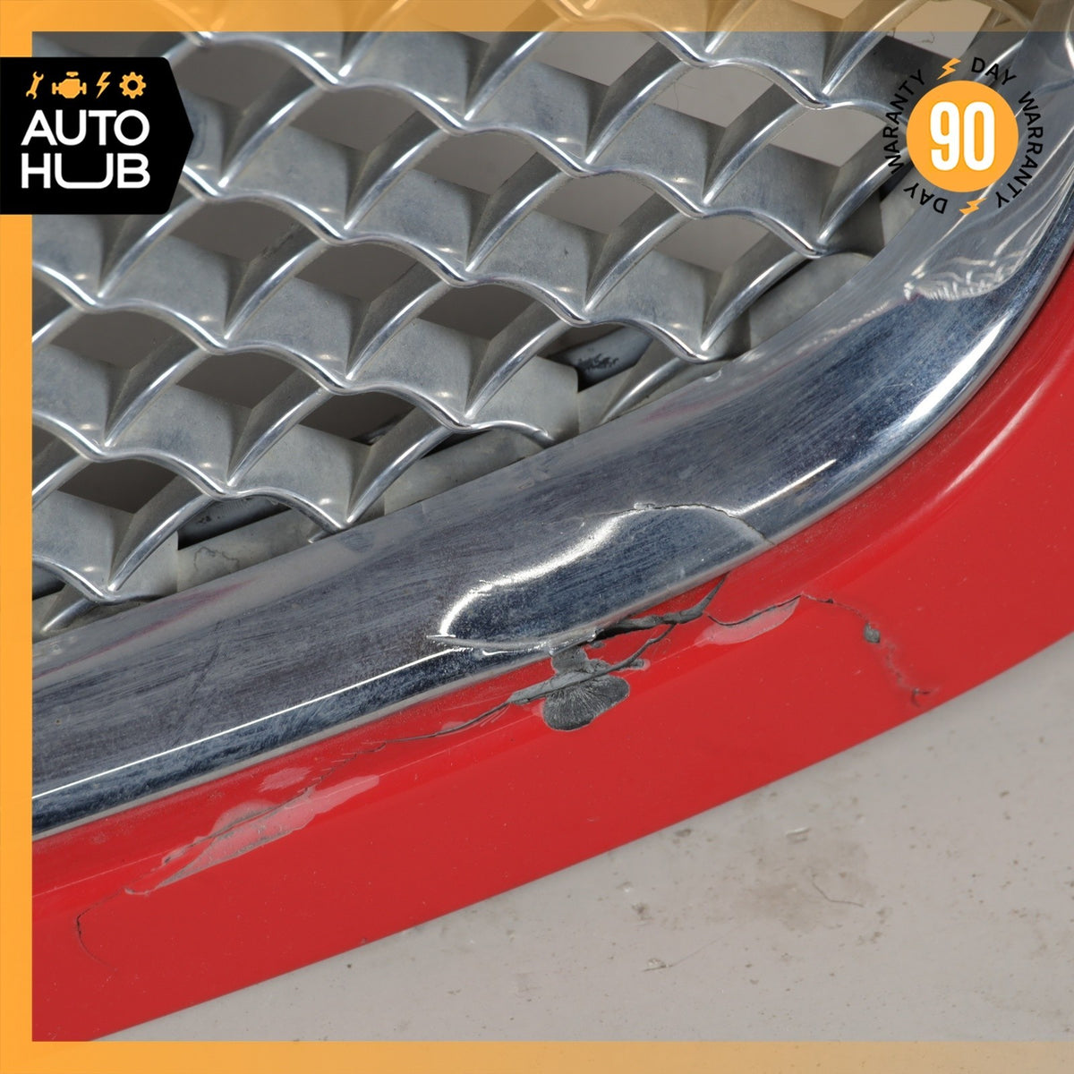 Bentley Continental GT Flying Spur Hood Radiator Grille Grill Red OEM - photo 9