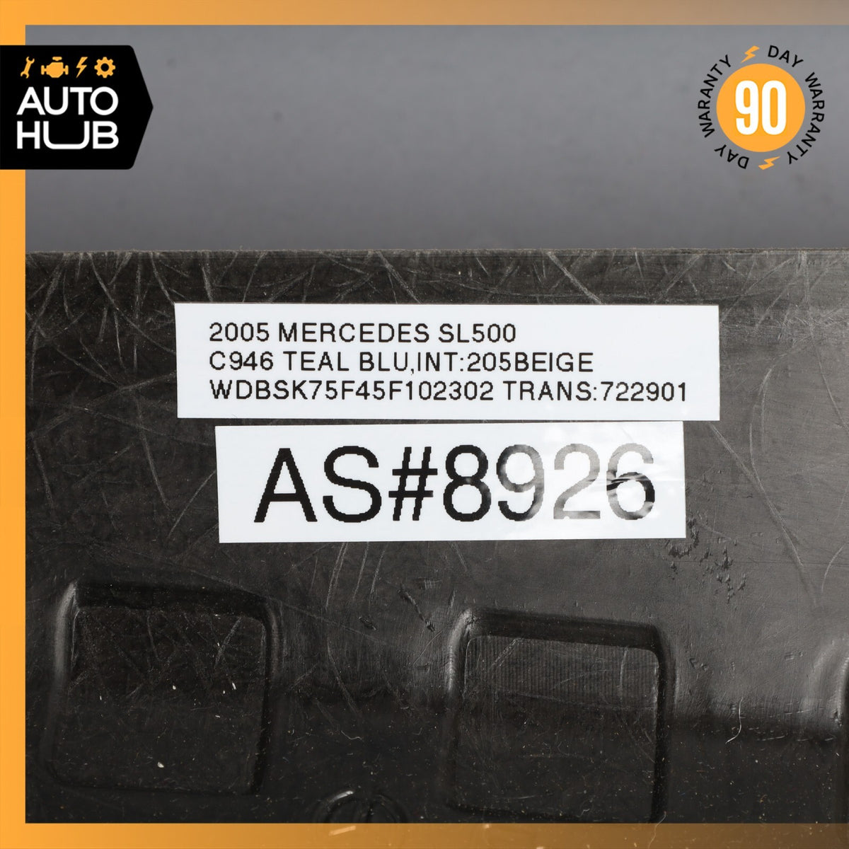 03-06 Mercedes R230 SL500 SL55 Front Right Side Interior Trim Panel A Pillar OEM - photo 12