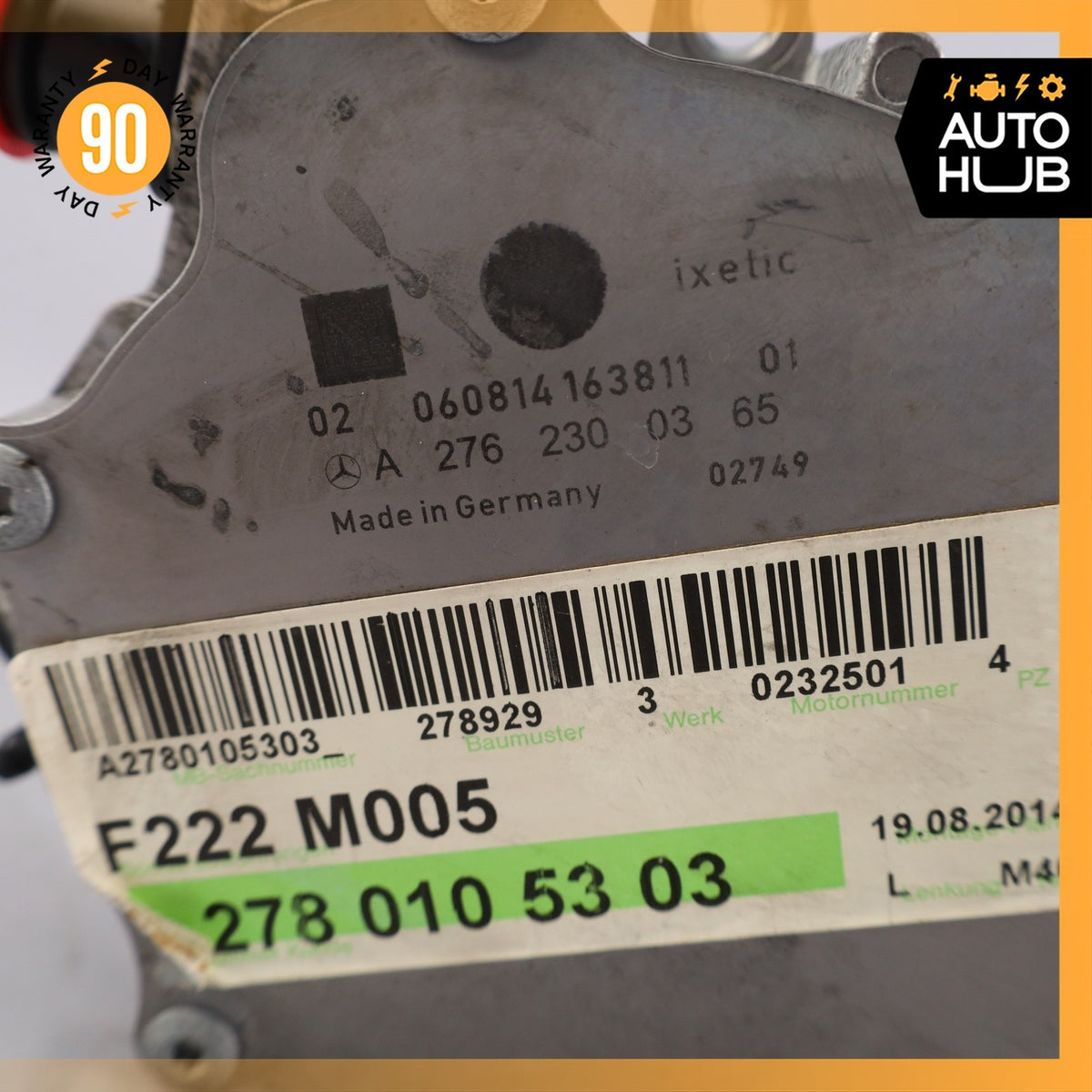 Mercedes W222 S550 CL550 CLS63 AMG Engine Motor Vacuum Pump 2762300165 OEM - photo 10