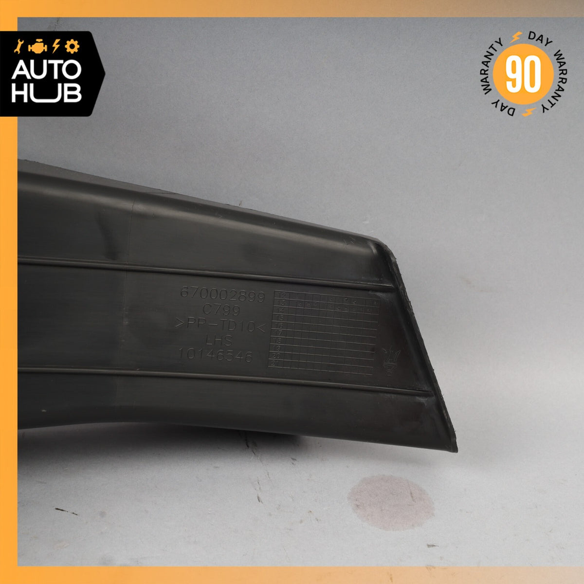 2014 Maserati Quattroporte Front Left Side Intercooler Duct Shroud 670002899 OEM - photo 7