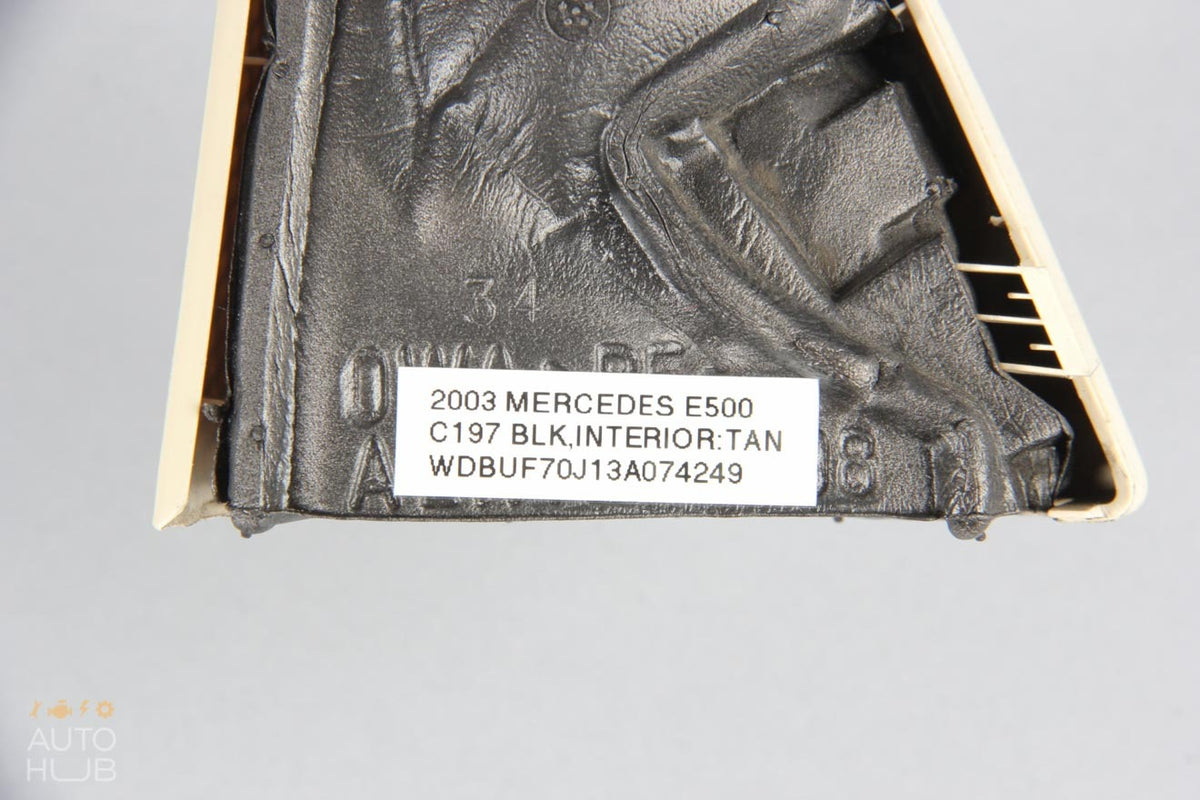 03-09 Mercedes W211 E350 E550 Tweeter Speaker Cover  Front Right Tan 2117250294 - photo 7