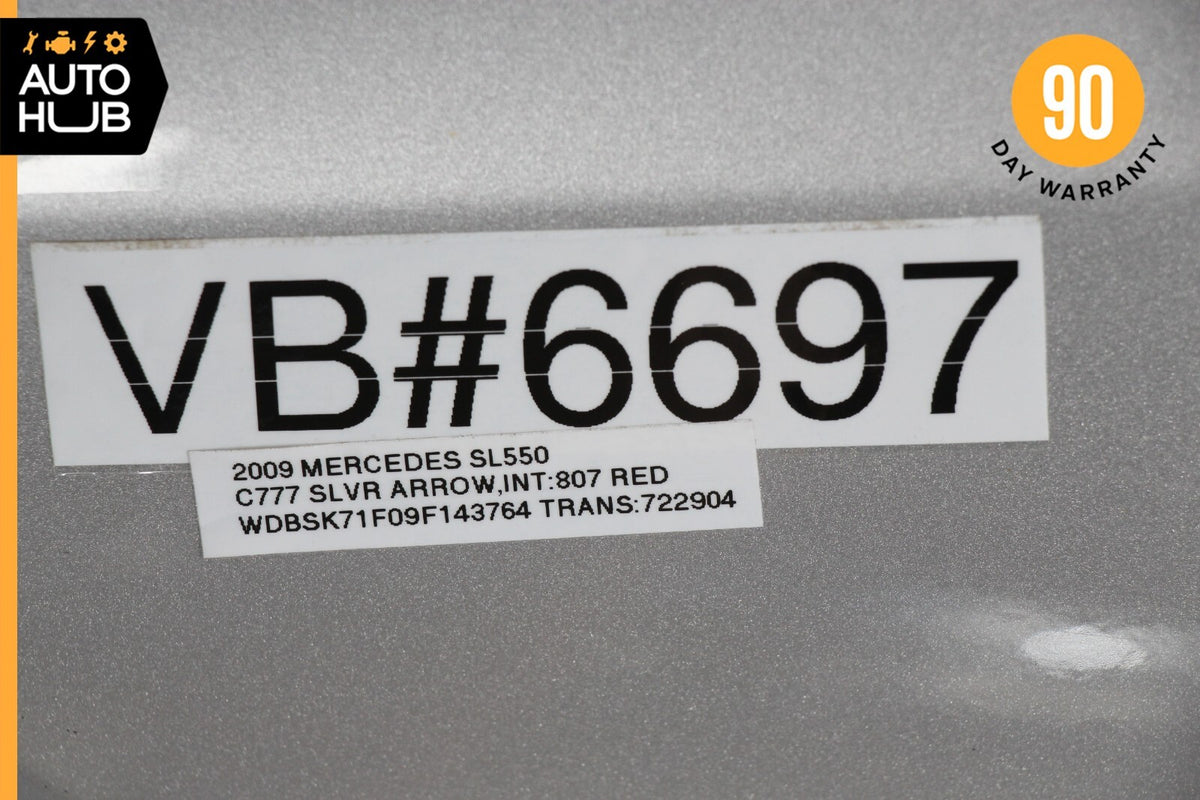 03-12 Mercedes R230 SL550 Quarter Panel Rear Right Side Silver Arrow OEM 66k - photo 13