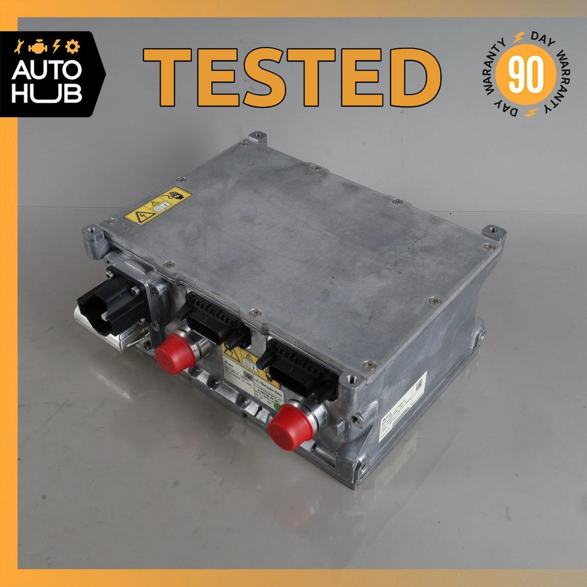 16-19 Mercedes W222 S550e GLC350e Battery Power Voltage Charger Unit OEM - photo 1