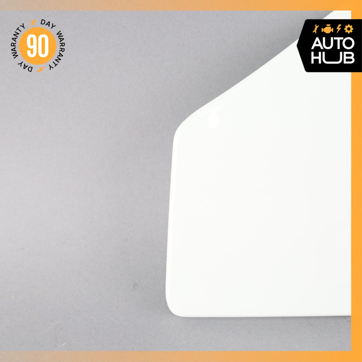 04-09 Cadillac XLR Fuel Door Lid Gas Tank Cover White 10333885 OEM - photo 3