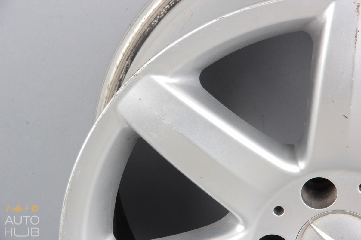 Mercedes R230 SL500 SL600 8.5 X R17 17" Wheel Rim Silver 2304010902 OEM - photo 6