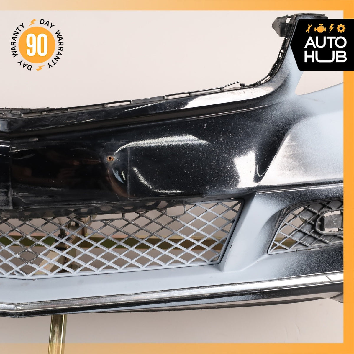 10-13 Mercedes W207 E350 E550 Base Front Bumper Cover Assembly Black OEM - photo 6