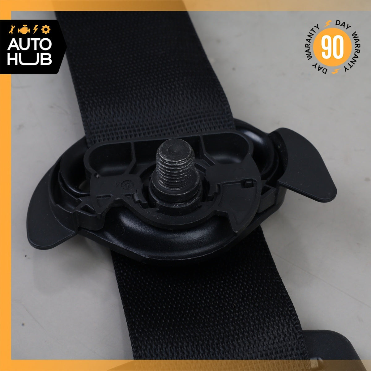 14-17 Mercedes W222 S550e S600 Seat Belt Front Right Passenger Side Black OEM - photo 9