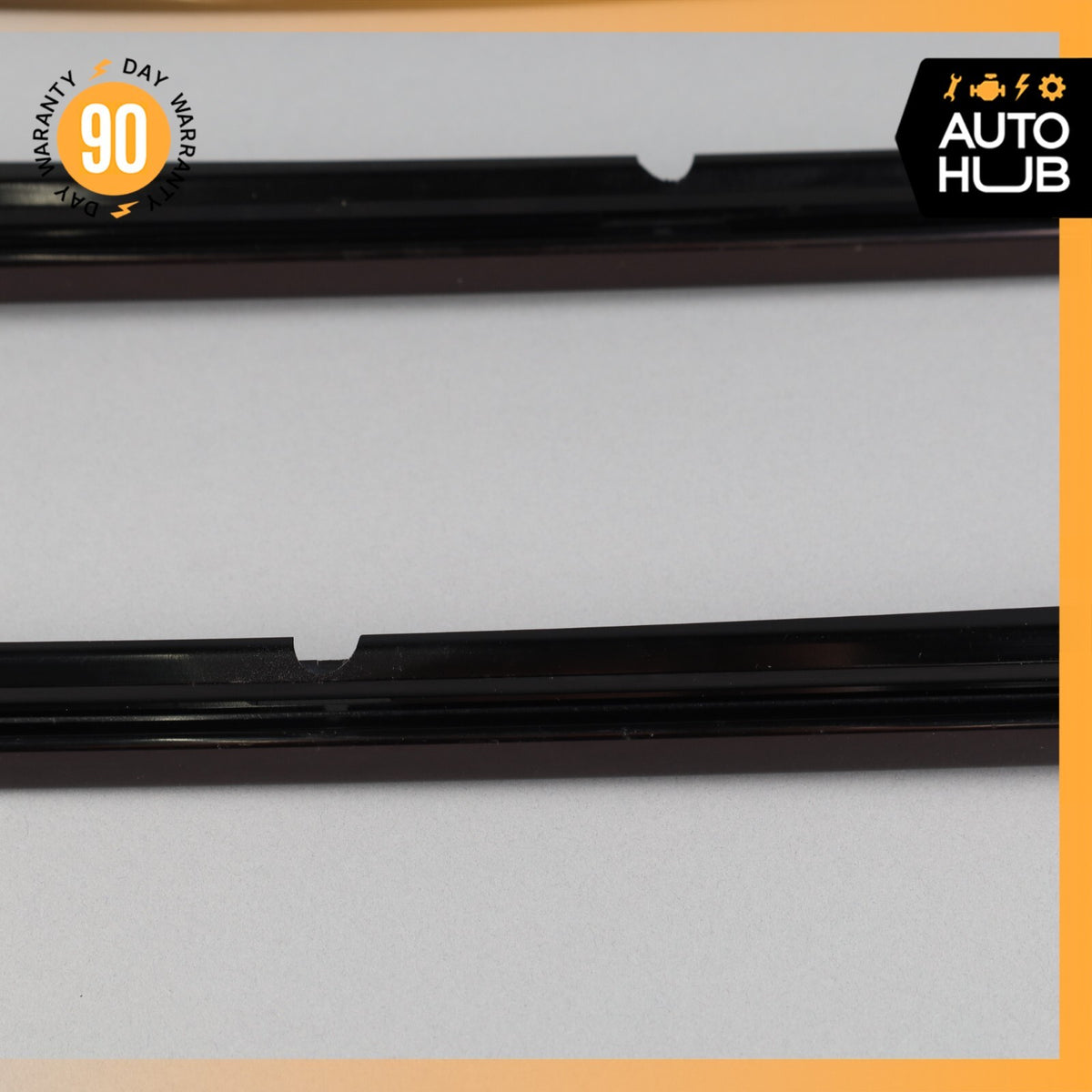 00-06 Mercedes W220 S600 S500 S55 AMG Front Window Glass Moulding Trim Set OEM - photo 6