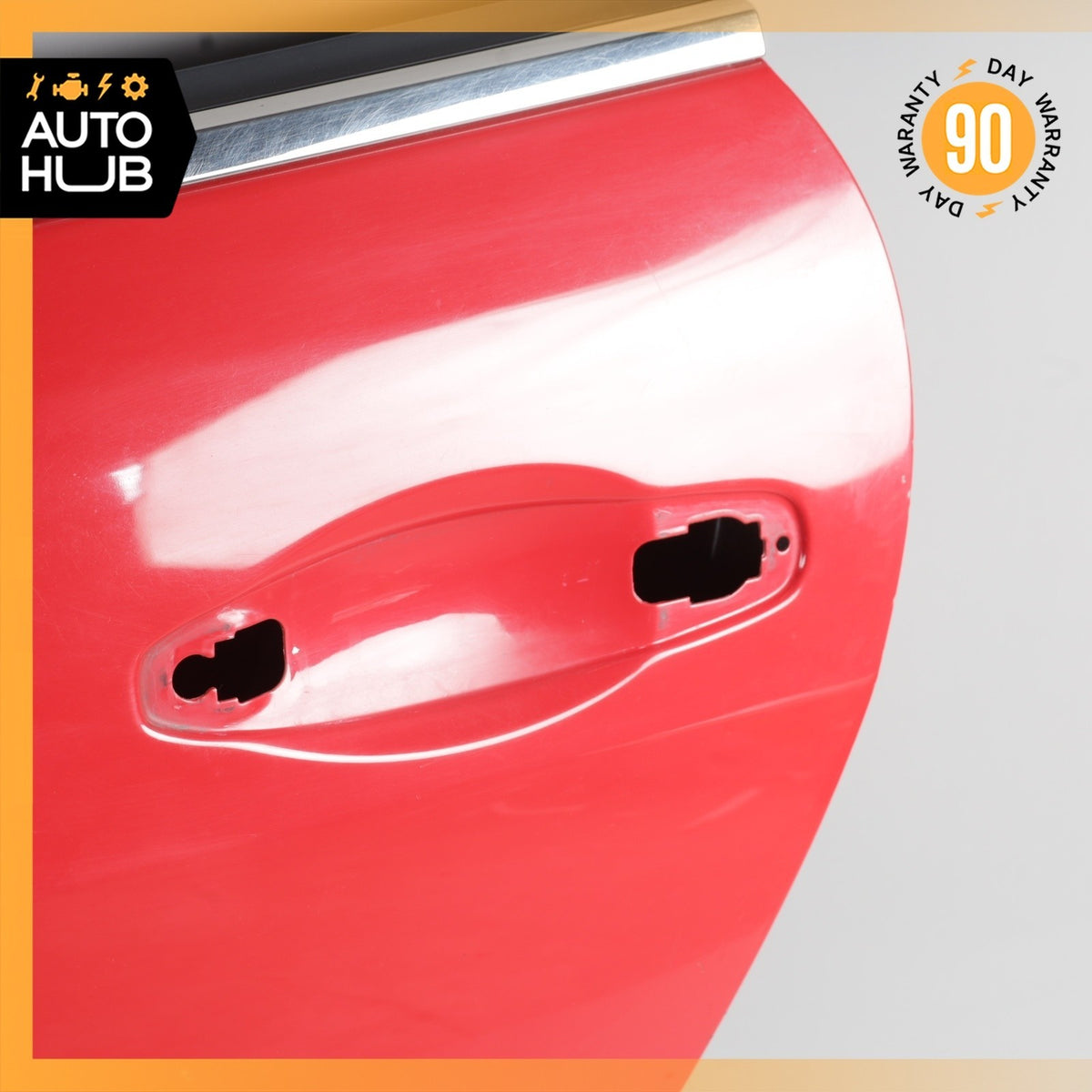 03-09 Bentley Continental GT GTC Left Side Door Shell Frame Panel Red OEM 87k - photo 7