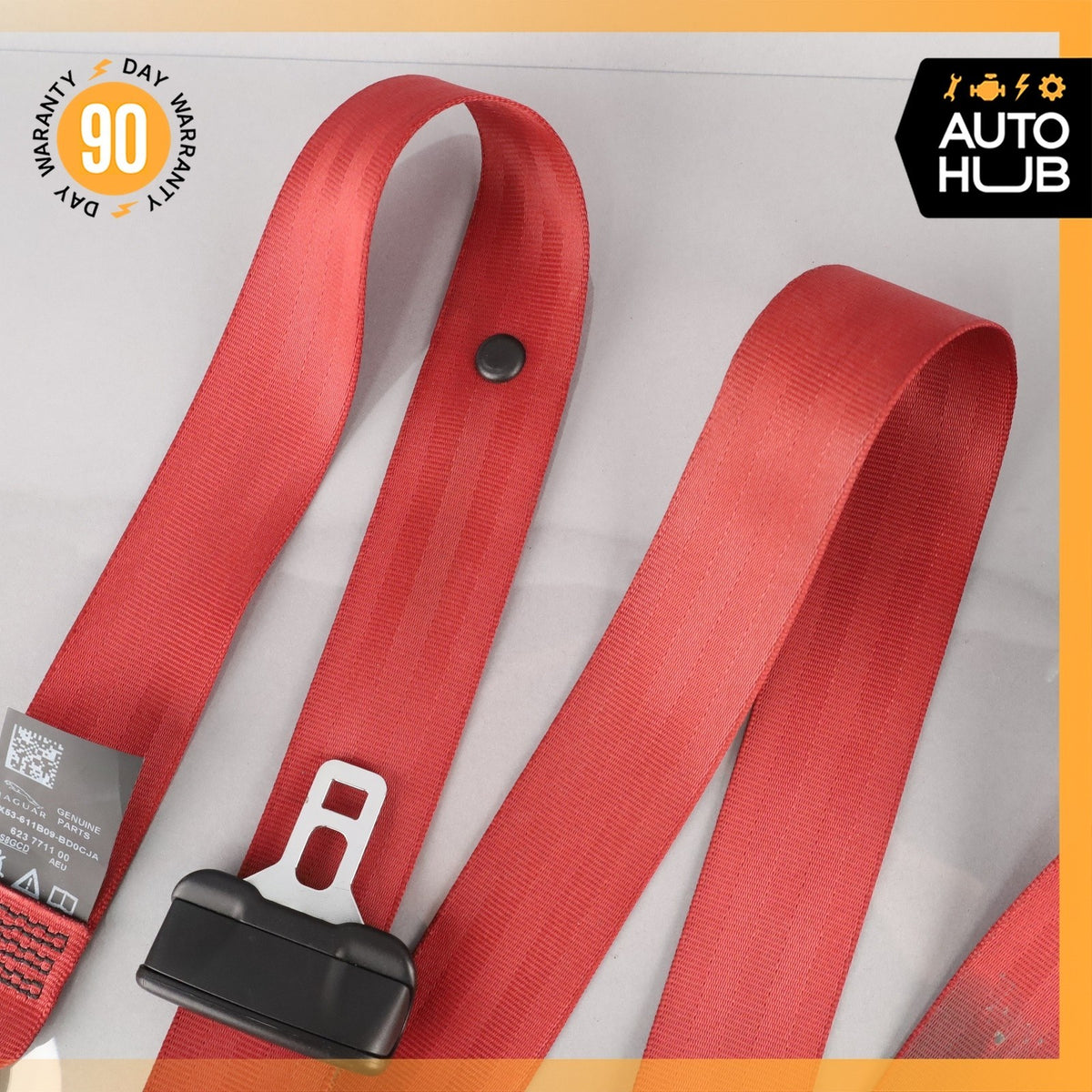 14-24 Jaguar X152 F-Type Front Left Driver Side Seatbelt Retractor Red OEM - photo 19