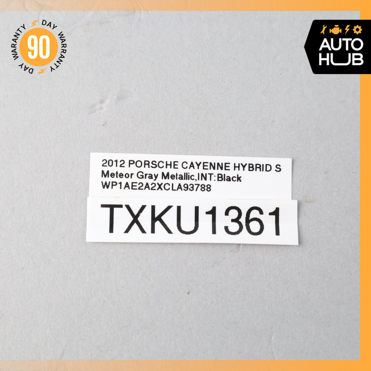 2012 Porsche Cayenne 958 Hybrid S 3.0L V6 Engine Motor Brake Vacuum Pump OEM - photo 9