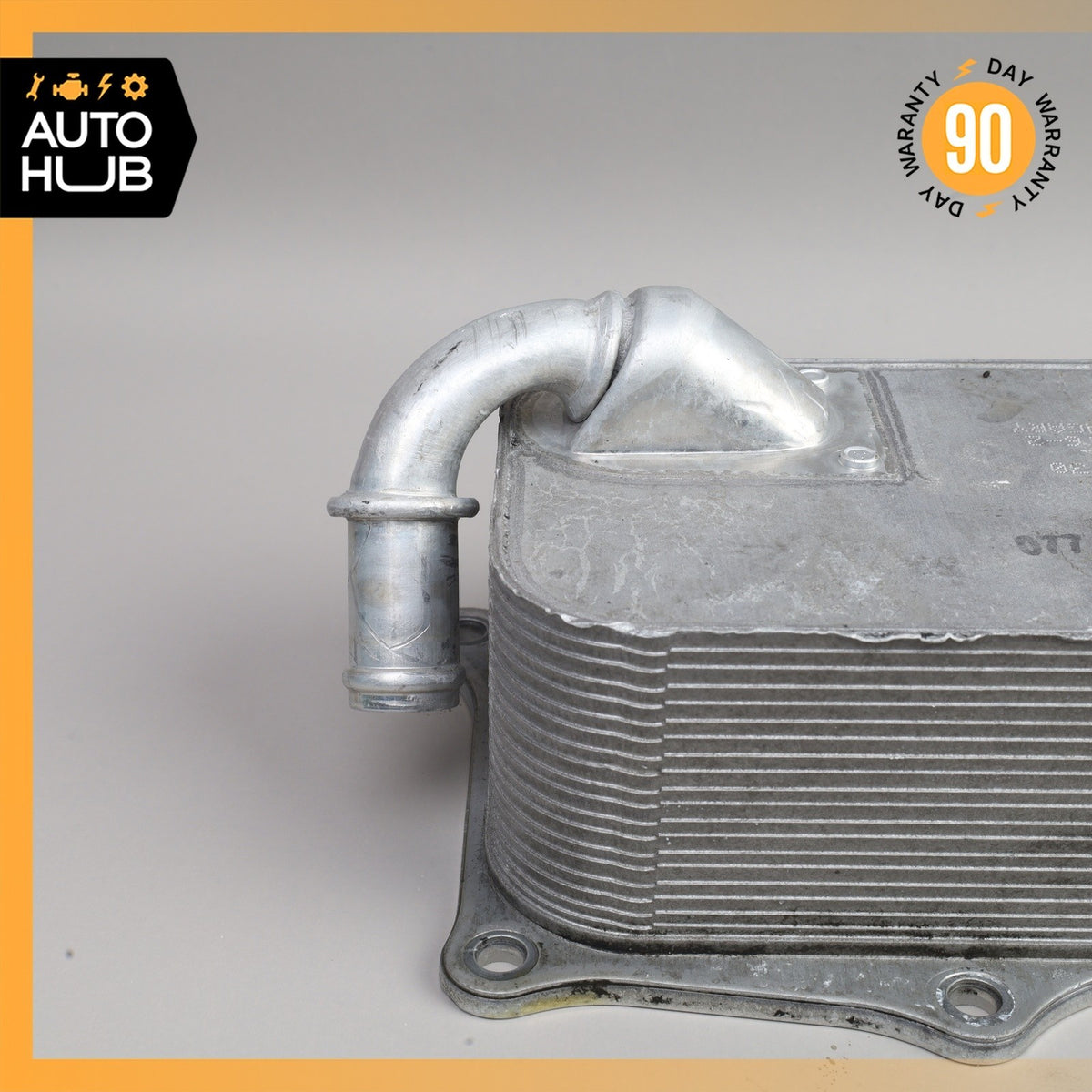 15-18 Porsche Macan 95B S GTS 3.0L V6 Engine Oil Cooler Heat Exchanger OEM 63k - photo 4