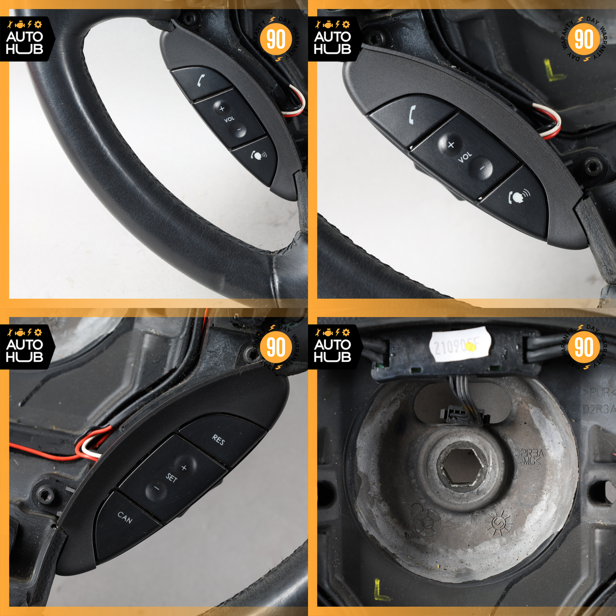05-07 Aston Martin DB9 Steering Wheel Black 4G433600AB OEM 34k - photo 19
