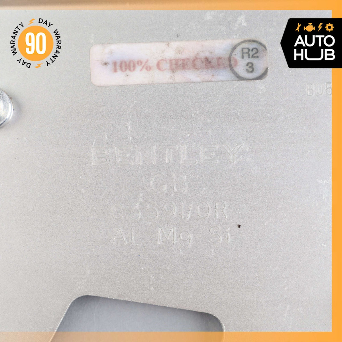 12-17 Bentley Continental GT Coupe Rear Right Side Quarter Window Glass OEM 73k - photo 15