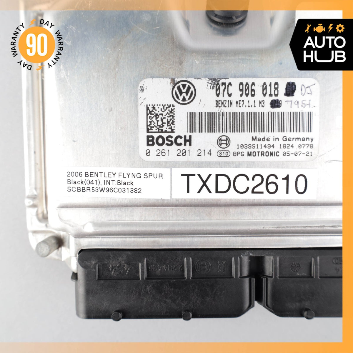 2006 Bentley Continental Flying Spur 6.0L W12 Engine Control Module ECU OEM 78k - photo 8