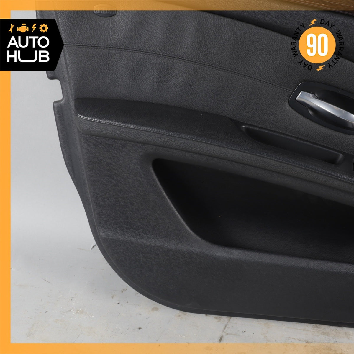 08-10 BMW E60 550i 528i Front Left Driver Side Interior Door Panel w/ Airbag OEM - photo 5