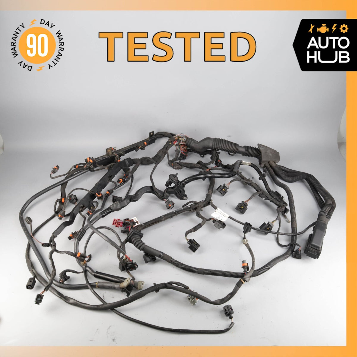 11-14 Porsche Cayenne 958 Turbo Engine Motor Wire Wiring Cable Harness OEM - photo 1