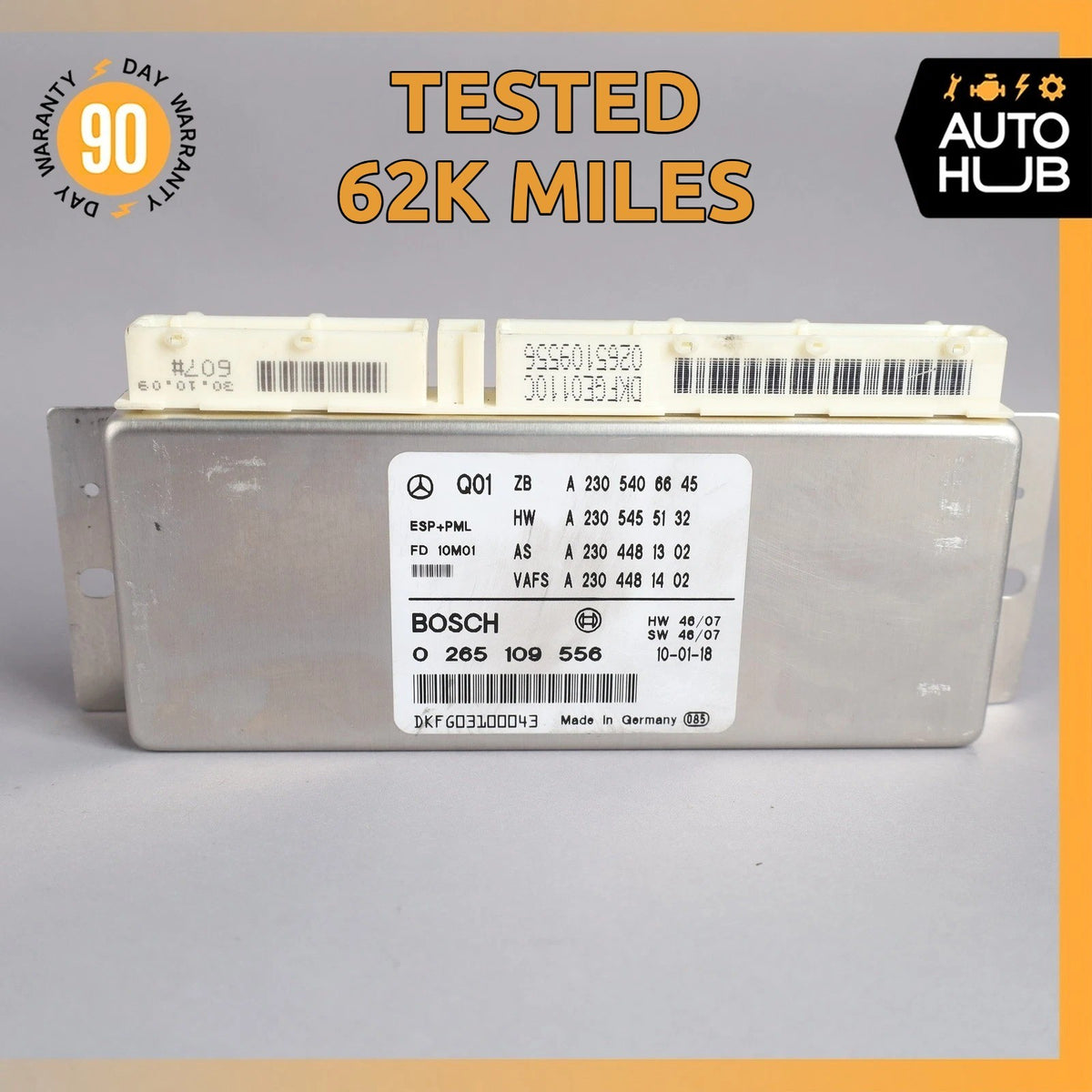09-10 Mercedes R230 SL550 SL500 ABS Anti Lock Brake Control Module ESP OEM 62k - photo 1