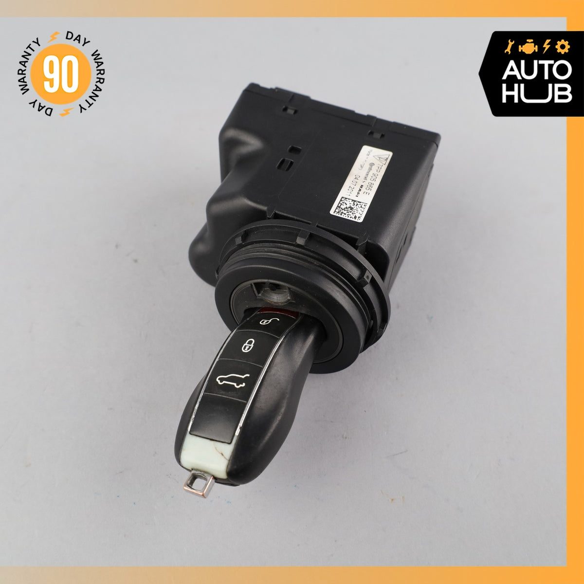 11-18 Porsche Cayenne 958 Start Ignition Switch Module w/ Key 7PP905865E OEM - photo 1