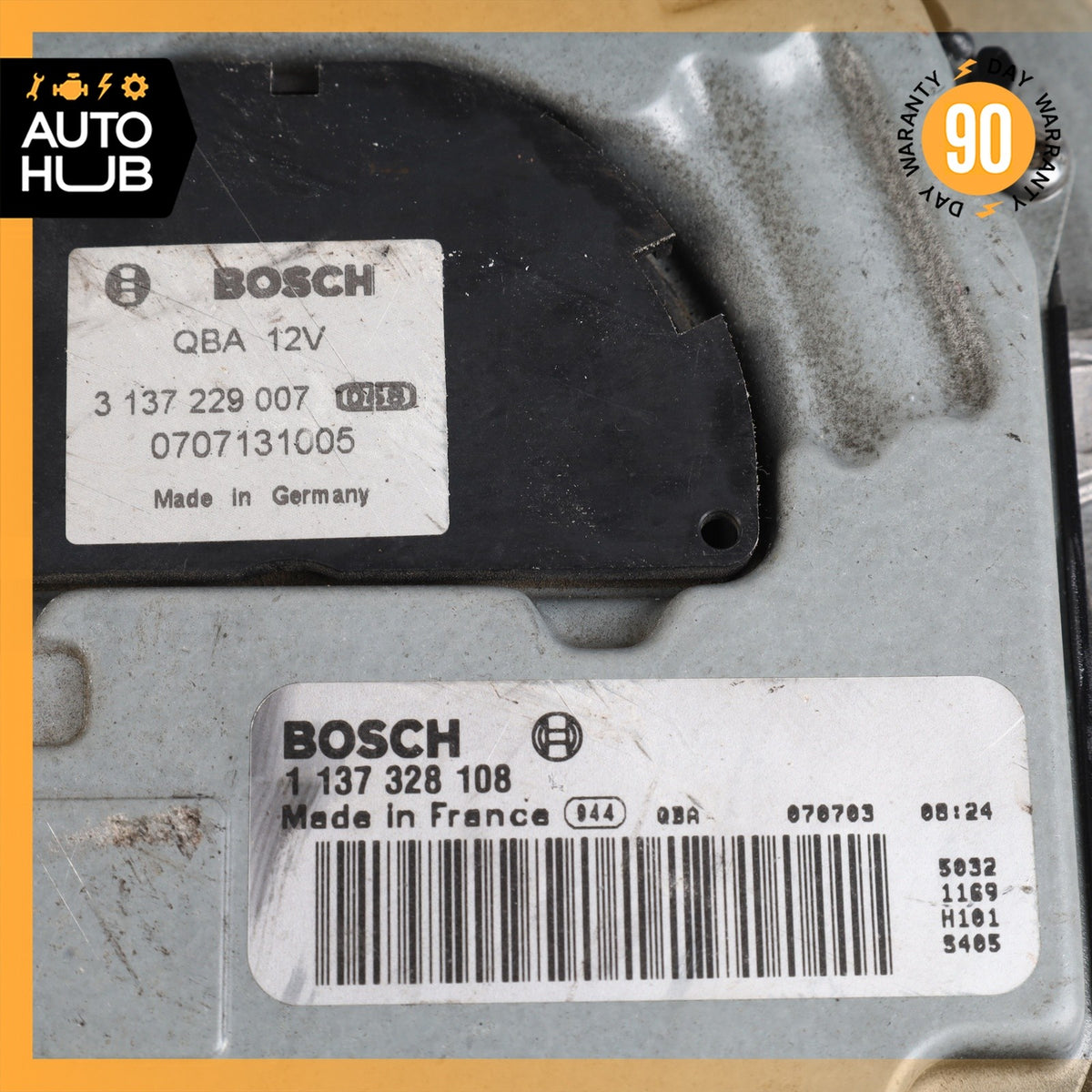 03-12 Mercedes W211 E350 SL500 E55 Engine Cooling Fan Motor Radiator BOSCH OEM - photo 5