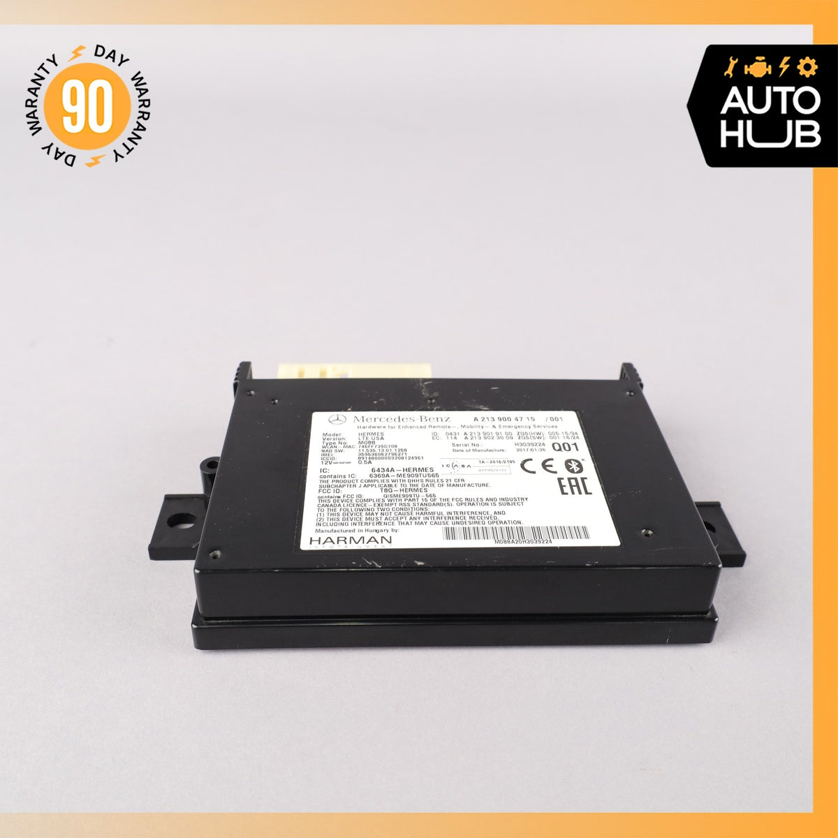 Mercedes W213 E43 AMG GLC300 Bluetooth Telematic Control Module 2139003917 OEM - photo 4