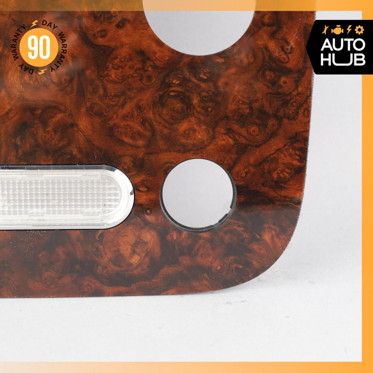 03-10 Bentley Continental GT Coupe Overhead Dome Light Trim Wood OEM 65k - photo 7