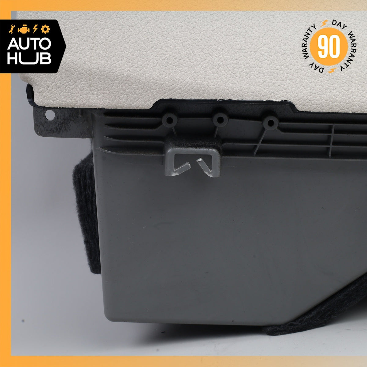 17-20 Mercedes W213 E300 Dash Dashboard Glove Box Compartment Beige OEM - photo 6