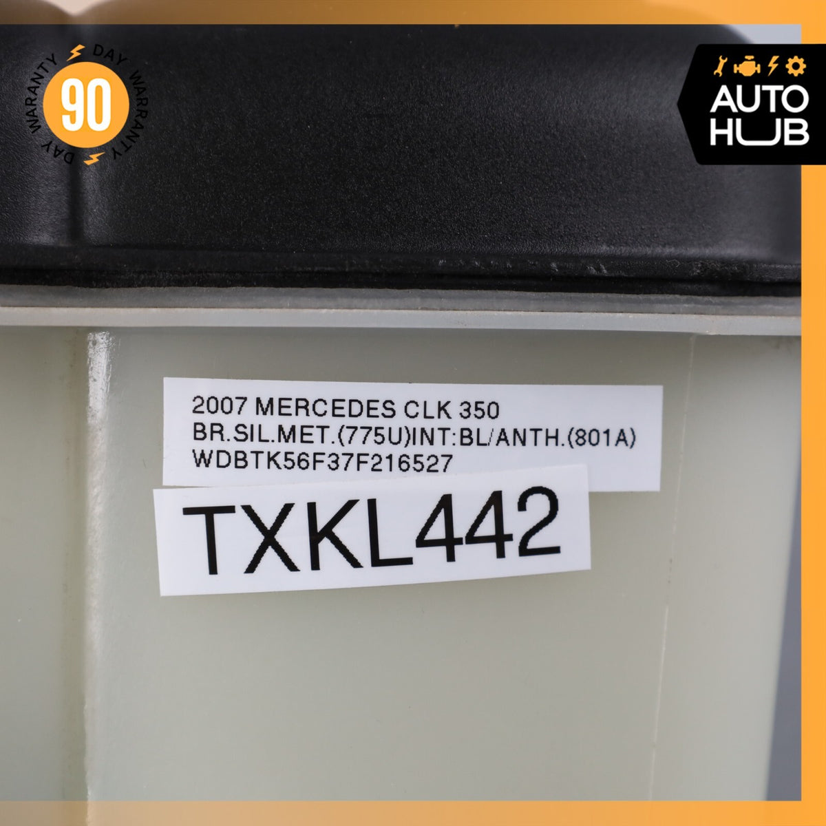 01-09 Mercedes W209 CLK350 C230 Engine Radiator Coolant Expansion Tank OEM - photo 8